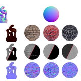 Collaborative Control for Geometry-Conditioned PBR Image Generation