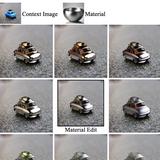 MARBLE: Material Recomposition and Blending in CLIP-Space