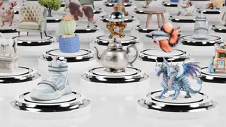 Generated objects with SPAR3D from a single image in under one second.